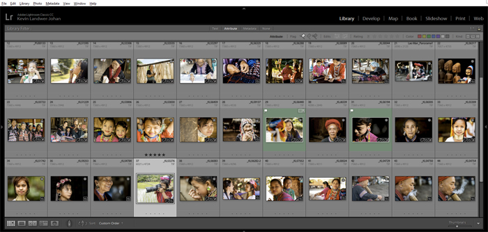 a screenshot showing how to create a Lightroom slideshow