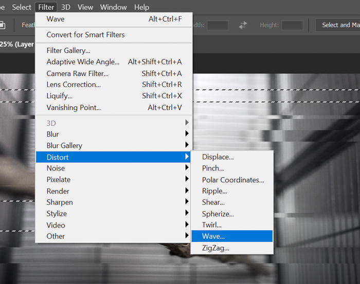 Creating glitch effect photoshop