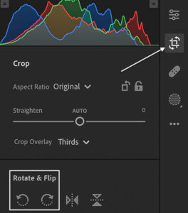 Easy Lightroom Rotate Shortcut (Flip and Straighten Too)