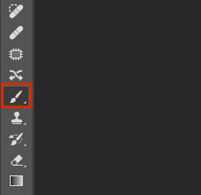 A user interface of a graphic design application, with a visible tool selected and highlighted in the user interface.