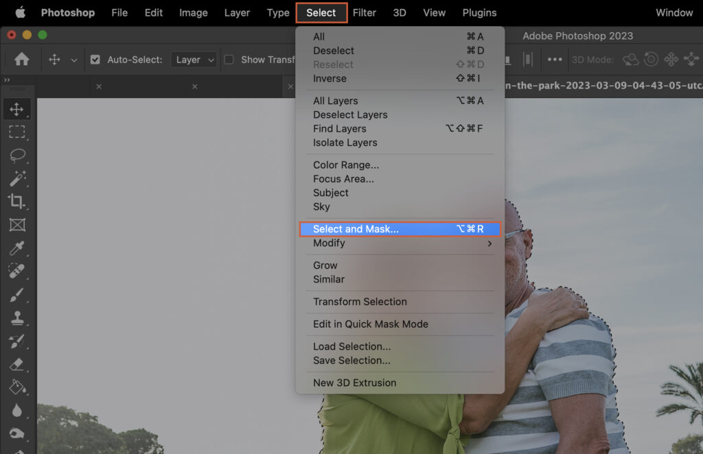 An open photo editing program, showcasing the selection of various photo effects and adjustments.