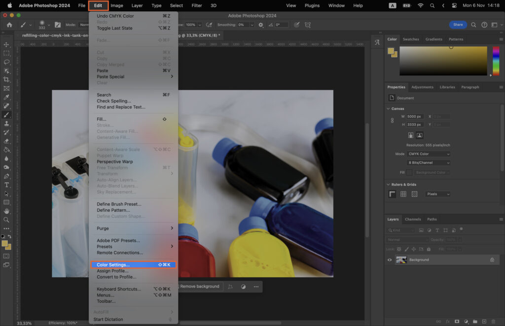 How to Convert an Image to CMYK in Photoshop