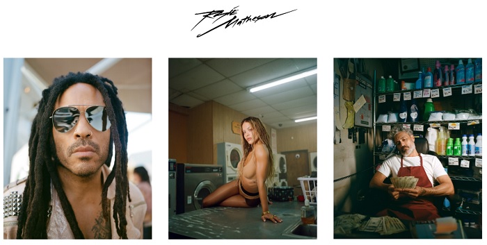 Screenshot of Rosie Matheson's Website