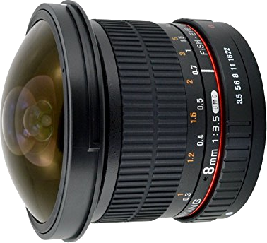Samyang 8mm F/3.5 AS IF Fisheye UMC CS II DH