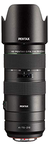 Pentax D FA 70-210mm f/4.0 ED SDM Zoom Lens