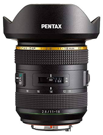 Pentax DA 11-18mm f/2.8 Zoom Lens