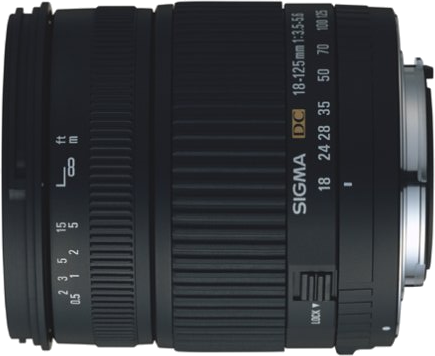 Sigma 18-125mm F/3.5-5.6 DC