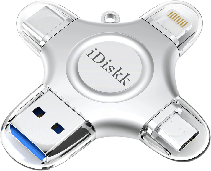 iDiskk 1 TB Photo Stick for iPhone, iPad, Android, PC, Mac