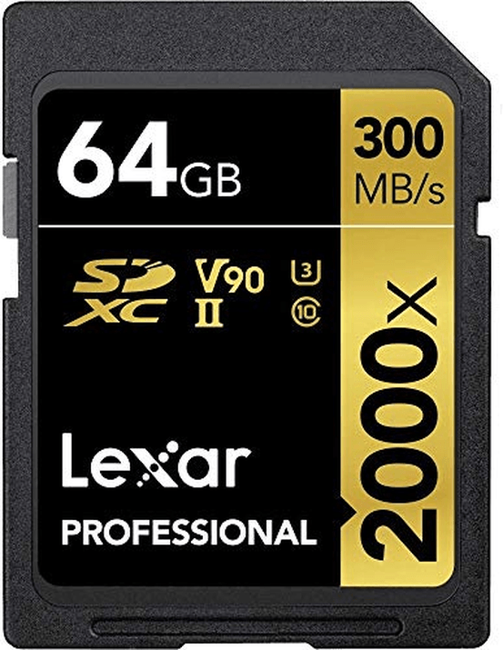 Lexar Professional 2000x 64GB SDXC UHS-II Card
