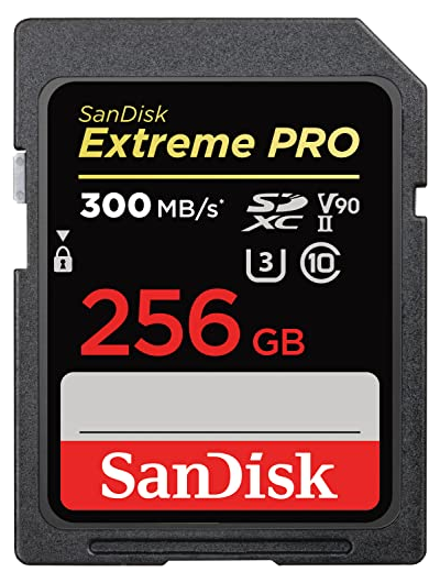 SanDisk 256GB Extreme PRO SDXC UHS-II Memory Card