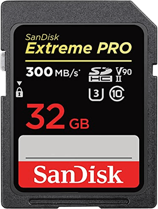 SanDisk 32GB Extreme PRO SDHC UHS-II Memory Card