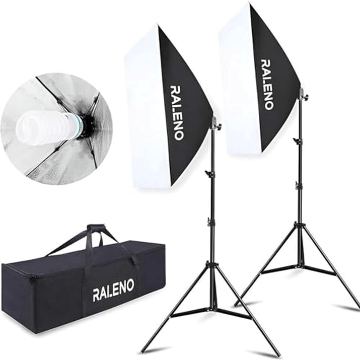 Raleno Softbox Lighting Kit
