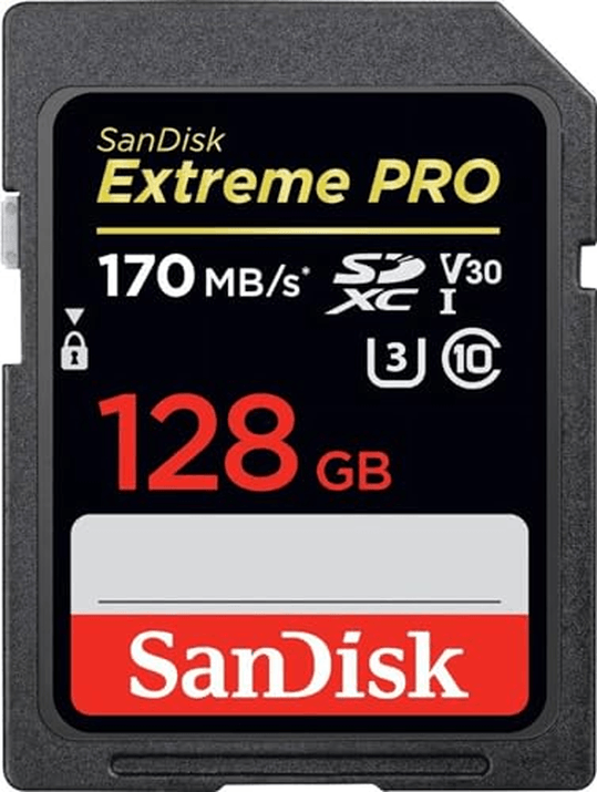 SanDisk 128GB Extreme PRO SDXC UHS-I Card