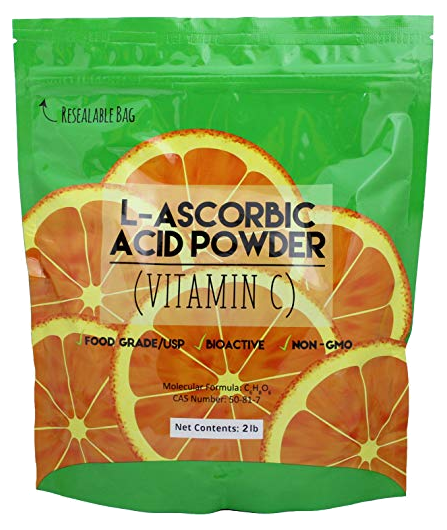 99+% Pure White Crystals Vitamin C Powder, 2 lb.