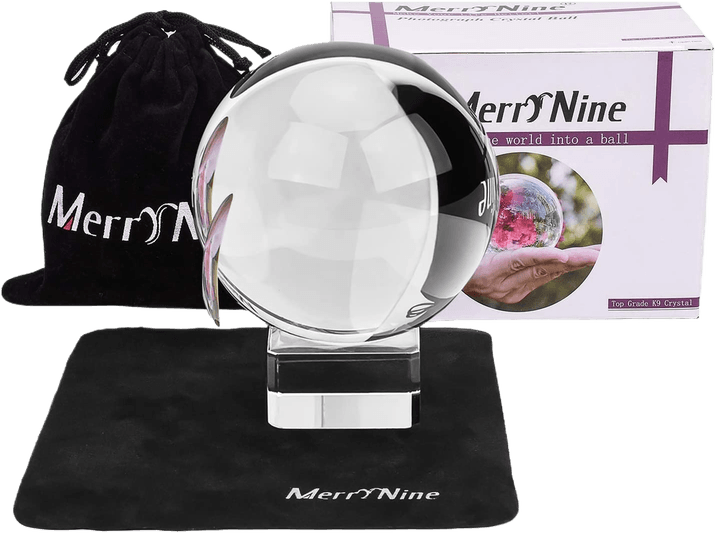 80mm K9 Crystal Ball Set: Sunshine Catcher & Stand