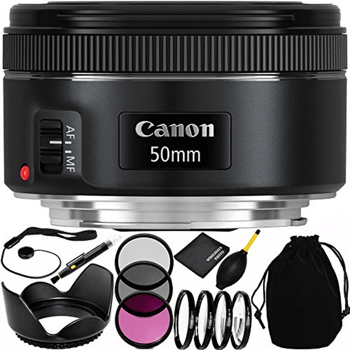 Canon EF 50mm f/1.8 STM Lens Kit for EOS DSLRs