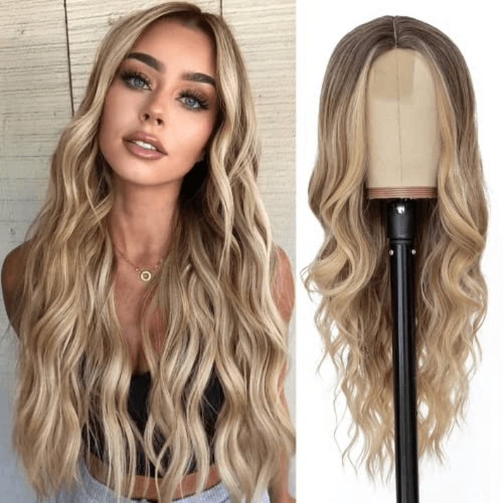NAYOO Long Blond Wig